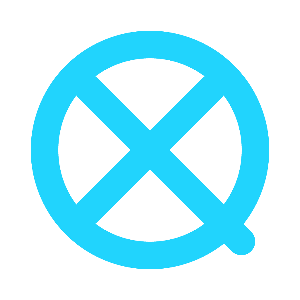 XQNT angular monogram inside a quantum network ring